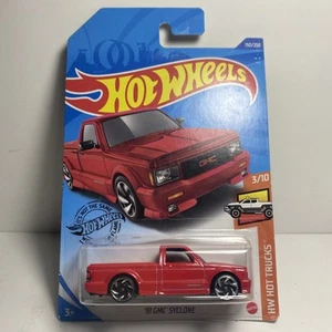 Hot Wheels HW Hot Trucks '91 GMC Syclone Red - Picture 1 of 2