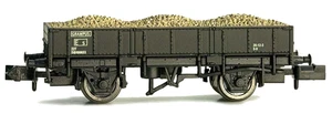 Dapol 2F-060-014, N Gauge, Grampus open wagon , in British Railways black - Picture 1 of 1