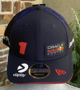 NWT New Era 2023 Red Bull Racing Max Verstappen 9FIFTY Driver Cap Navy  Sz S-M - Picture 1 of 24