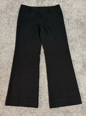 Copper Key Green High-Rise Wide-Leg Cropped Pants for Women’s Size 11 Black - Image 1 of 4