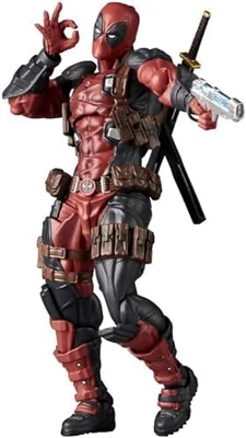 Kaiyodo Revoltech Amazing Yamaguchi Marvel Deadpool Ver.2.5 Actionfigur F/S - Bild 1 von 4