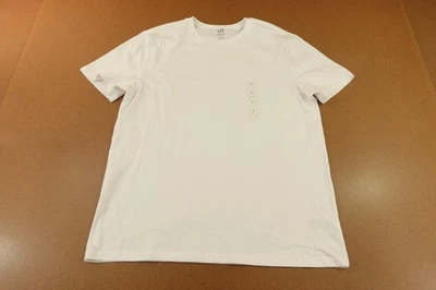Gap 男式大码修身白色棉质短袖圆领经典 T 恤全新带标签 — 第 1/4 张图片
