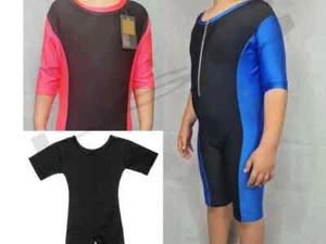 Kids, Boys, Girls, Men, Women Swimming Suit, One Piece Swimming Costume Swimwear - Picture 1 of 10