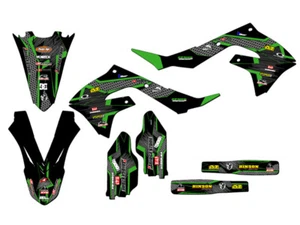 2022 KX 450 SR PODIUM Black Senge Graphics Kit Compatible with Kawasaki - Picture 1 of 10