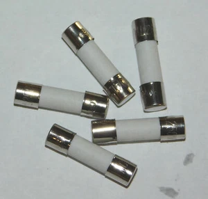 (5) 5A T5A 250V 5X20mm (3/16" x 3/4") SLOW BLOW Ceramic Fuse ~ Fast USA Shipping - Picture 1 of 1