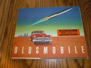 Folleto de ventas de Oldsmobile 1951 sala de exposición - vintage - anuncio desplegable estilo - Imagen 1 de 5