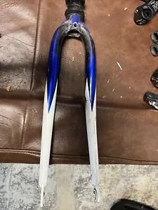 700c 1 1/8" Threadless Steel Road Bike Fork ,Damaged - Picture 1 of 16