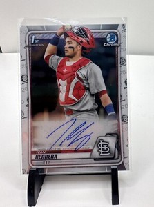 2020 Bowman Chrome Ivan Herrera 1st Bowman Auto Autograph #CPA-IH Cardinals