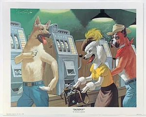 Arthur Kaplan Jackpot print by Arthur Sarnoff - Picture 1 of 1