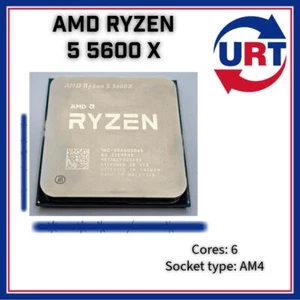AMD RYZEN 5 5600X (HEXA CORE) 3.70 GHZ (TURBO BOOST - 4.60 GHZ) AM4 CPU #112674# - Picture 1 of 2