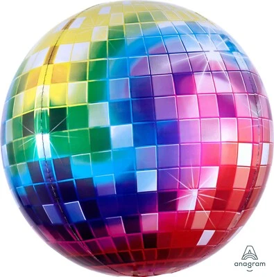 Orbz bola de discoteca holográfica prata, multicolorida, dourada - Imagem 1 de 3