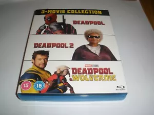 3 x Movie collection Deadpool/Deadpool 2/Deadpool Wolverine Blu Ray new sealed - Picture 1 of 3