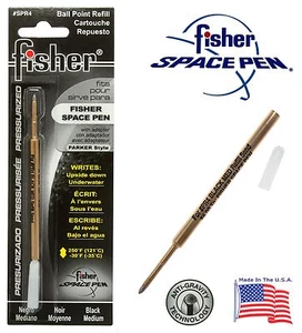 One Fisher Pressurized SPR Series Black Ink / Medium Point Refill - #SPR4 - Picture 1 of 8