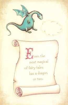 Cute SUPPORT / ENCOURAGEMENT Card, “Fairytale Dragon” by American Greetings + ✉️