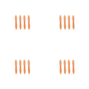 Hubsan Nano Q4 H111 All Orange Nano Quadcopter Propeller blade Set 4 Pack - Picture 1 of 2