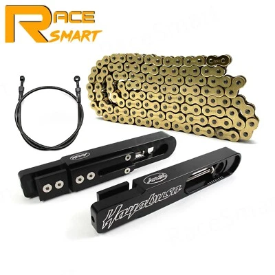 Stretch Swingarm Extensions Kit Brake Line Chain For Hayabusa GSX1300R 2020-2025 - Image 1 of 4