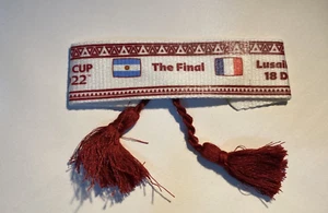 FIFA 2022 FINAL Wristband Argentina vs. France Match 64 VIP World Cup Qatar - Picture 1 of 2