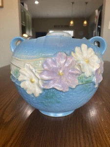 Vintage Roseville Pottery USA Two Handle Petunia - Picture 1 of 7
