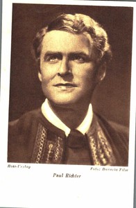 Paul Richter * Original PvH Rosscard Postcard * RO 75-d