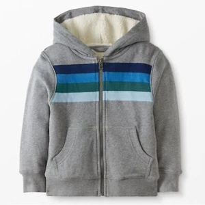 Hanna Andersson Sherpa Fleece Lined Full Zip Hoodie Kids Size 5 / 110 cm - Picture 1 of 6
