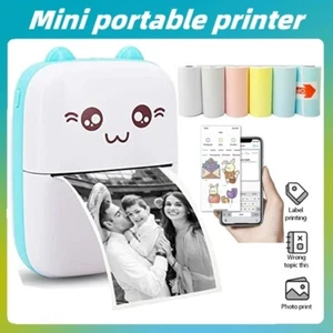Mini Impresora Térmica Portátil 58mm Gato Bluetooth Fotos Etiquetas iOS Android - Photo 1/10