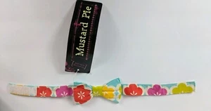 Mustard Pie Bow Tie Bowtie Fruity Floral Tropical Hawaiian Size Small S NEW NWT - Picture 1 of 4