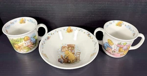 Royal Doulton Classic Disney Winnie The Pooh Bowl, 2 Handled Cup, Mug 3 pieces - Picture 1 of 13