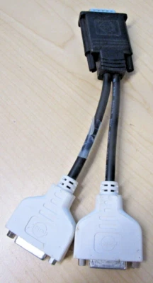 Dell Molex DMS-59 Dual DVI Video Y-Splitter Cable - Image 1 of 3