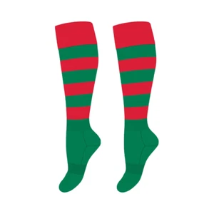 650790 SOUTH SYDNEY RABBITOHS NRL ELITE SUPPORTER SOCKS ADULT MENS SIZE 11-14 - Picture 1 of 1