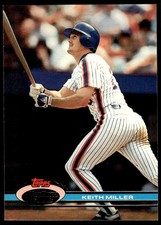 1991 Stadium Club Keith Miller New York Mets #239