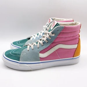 VANS Color Block Pastel Skateboard Canvas Shoes M 8.5 W 10 Skate - Picture 1 of 8