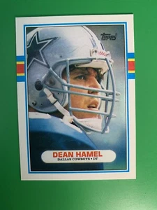 1989 Topps Dean Hamel RC #68T Dallas Cowboys - Picture 1 of 2
