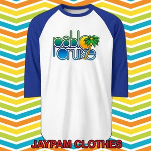 Pablo Cruise Men's Raglan Blue Size S - 2XL - Picture 1 of 1