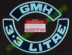 Holden Commodore, VC-VH-VK 6cyl Air cleaner decal set. - Imagen 1 de 1