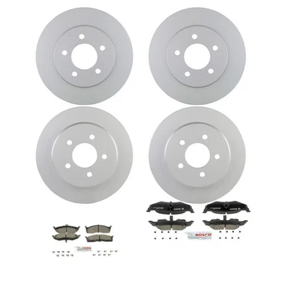 博世QuietCast陶瓷刹车片和转子套件适用于1999 - 1999年普利茅斯霓虹灯 — 第 1/4 张图片