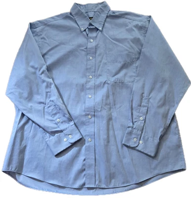 Club Room Button-Up Shirt Men's  XL  17 1/2- 34/35 Easy Care 100% Cotton - Image 1 of 4