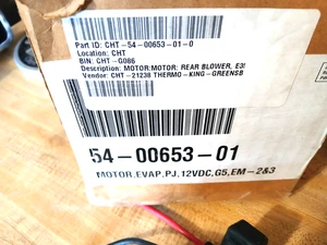 Motor soplador Thermo King # 54-00653-01-0 - Imagen 1 de 5