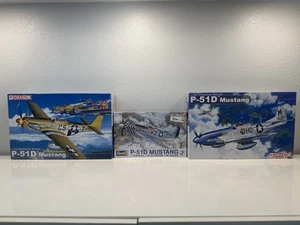 DRAGON/Revell 1:32 Warbirds Series Mustangs #3201, 3205, 85-5241 P-51D X 3 *NEW - Picture 1 of 11