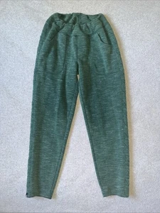 Pantaloni da jogging Oiselle Sweat Track caldi corsa elevati tempo libero verdi grandi - Foto 1 di 14
