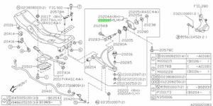 Bushing-Transverse Link Rear, Left For: Subaru Impreza GDB STI 01-07 - Picture 1 of 1
