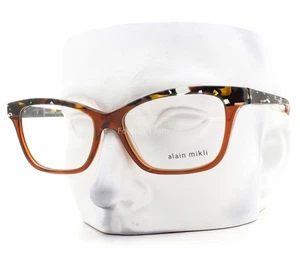 Alain Mikli Brille A03037 012 Brille Mosaique Kristall Braun 53mm ohne Etui - Bild 1 von 7