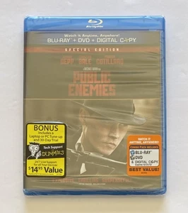 Public Enemies (Blu-ray/DVD, 2011, 2-Disc Set, Special Edition) - Foto 1 di 2