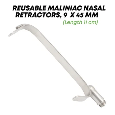 Maliniac Nasal Retractors with Fiber Optic Light Guide Plastic Surgery Tools - Image 1 of 4