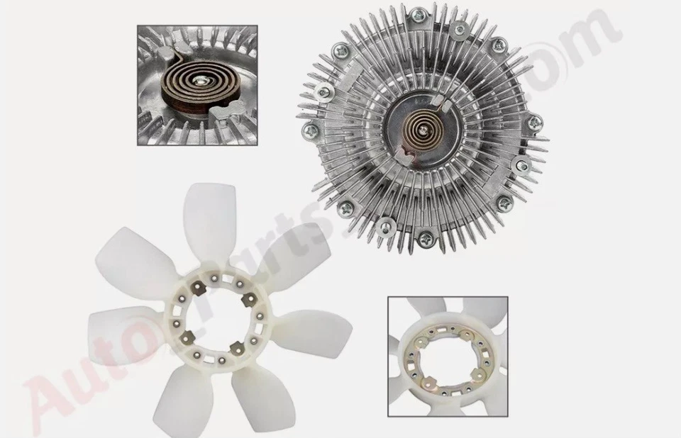 Conjunto de ventilador de refrigeración condensador radiador para Toyota 4Runner Tacoma 1996-2004 3,4 L Foto 1 de 1