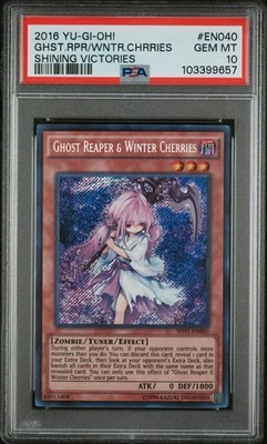 Ghost Reaper & Winter Cherries PSA 10 Gem Mint SHVI-EN040 Yugioh TCG 2016 Unlim - Image 1 of 2