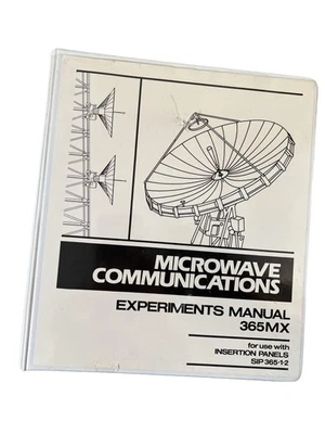Microwave Communications Experiments Manual 365MX Science Instruments Co USA - Image 1 of 4