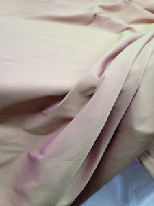 Fabric Two Tone Iridescent Apparel Taffeta Beige Pink Stretch Fabric By Yard  - Picture 1 of 12