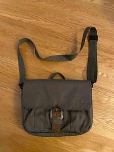 STM Goods 12" Laptop Bike Messenger Bag Army Green Shoulder Strap Leather Strap - Picture 1 of 17