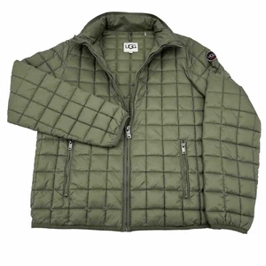 UGG Herren Joel verpackbar wasserdicht gesteppte Jacke oliv - Größe S - B717 - Bild 1 von 8