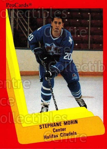 1990-91 ProCards AHL IHL #455 Stephane Morin - Image 1 of 1
